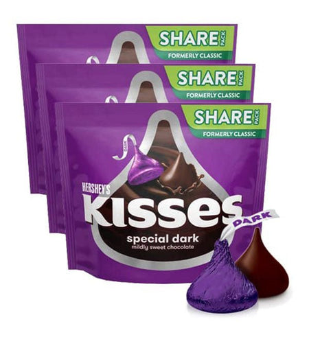 3 Túi Socola Đen Hershey’s Kisses - Gửi Hoa Về Việt Nam