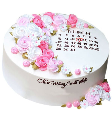 Bánh Kem Sinh Nhật 15 - Gửi Hoa Về Việt Nam