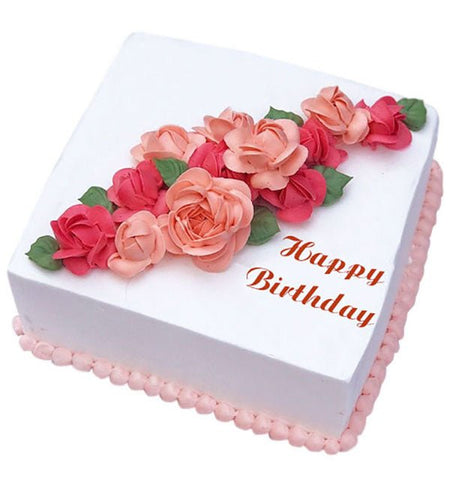 Bánh Kem Sinh Nhật 50 - Gửi Hoa Về Việt Nam