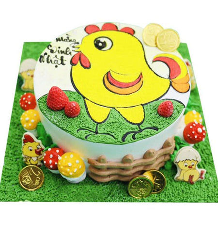 Bánh Kem Tuổi Dậu 02 - Gửi Hoa Về Việt Nam