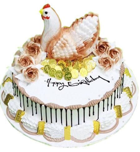 Bánh Kem Tuổi Dậu 03 - Gửi Hoa Về Việt Nam