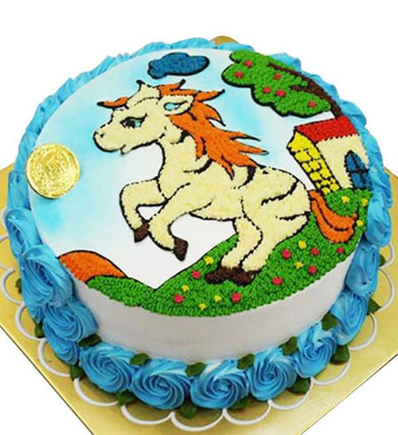 Bánh Kem Tuổi Ngọ 01 - Gửi Hoa Về Việt Nam