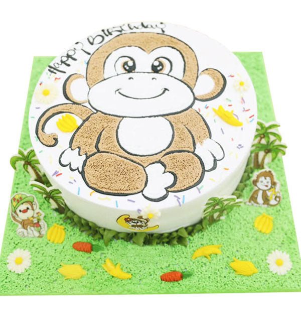 Bánh Kem Tuổi Thân 01 - Gửi Hoa Về Việt Nam