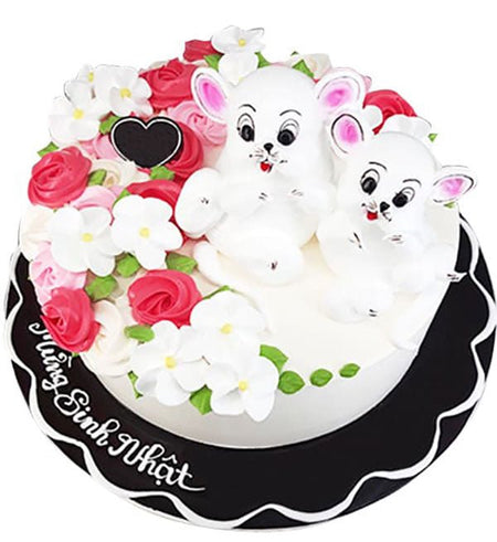 Bánh Kem Tuổi Tí 03 - Gửi Hoa Về Việt Nam