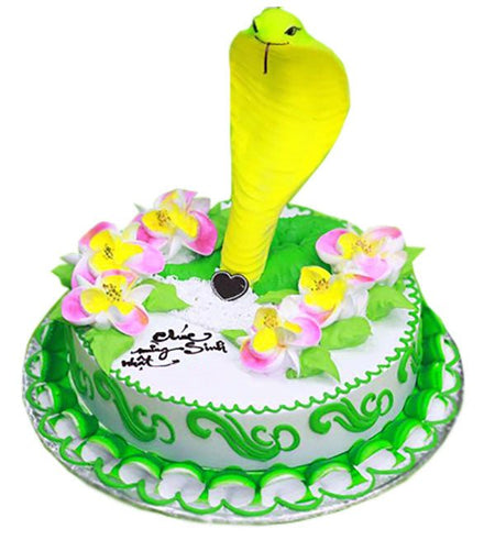 Bánh Kem Tuổi Tỵ 03 - Gửi Hoa Về Việt Nam