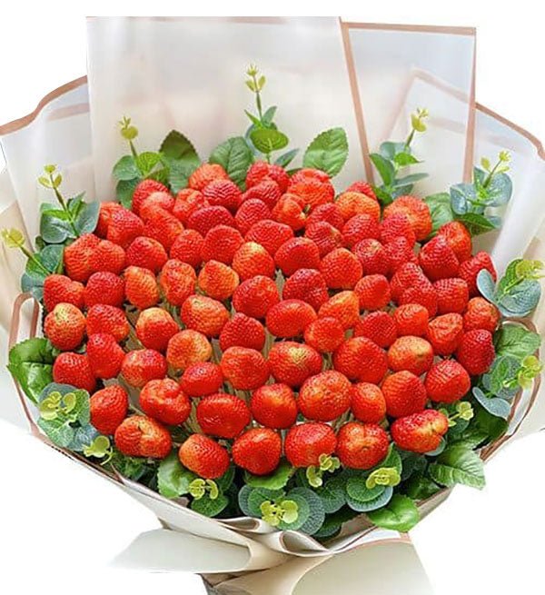 Bó Hoa Dâu Tây Ngọt Ngào - Gửi Hoa Về Việt Nam