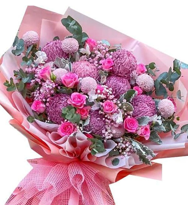 Bó Hoa Giấc Mơ Màu Tím - Gửi Hoa Về Việt Nam