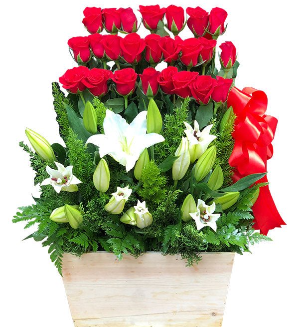 Giỏ Hoa Kỷ Niệm 10 - Gửi Hoa Về Việt Nam