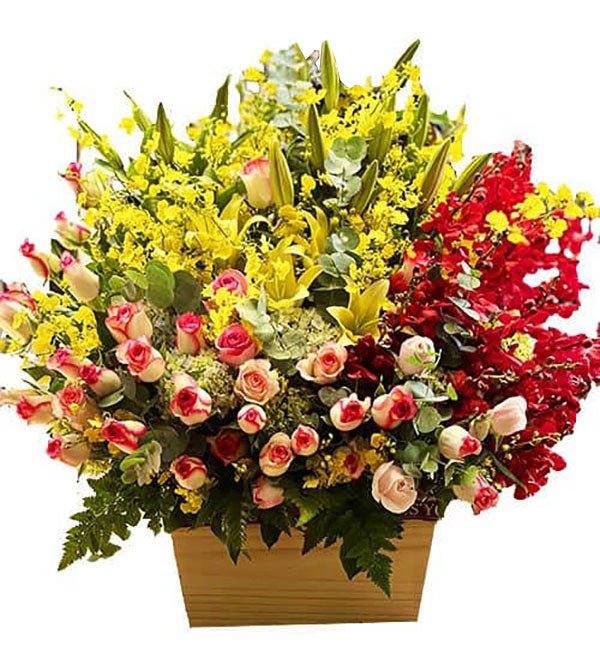 Giỏ Hoa Kỷ Niệm 24 - Gửi Hoa Về Việt Nam