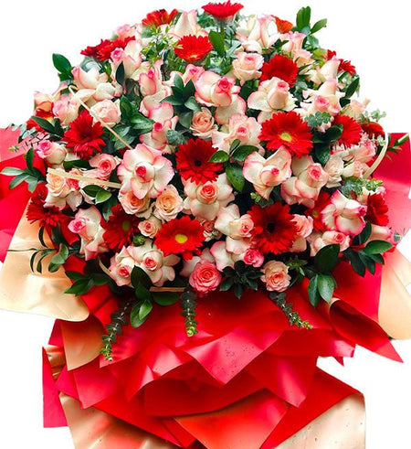 Kệ Hoa Khai Trương 01 - Gửi Hoa Về Việt Nam