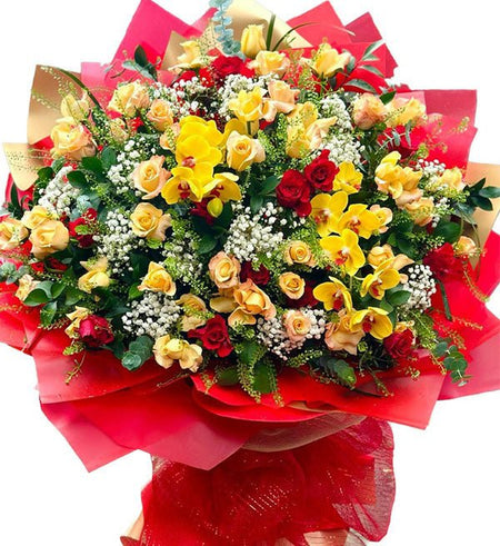 Kệ Hoa Khai Trương 13 - Gửi Hoa Về Việt Nam