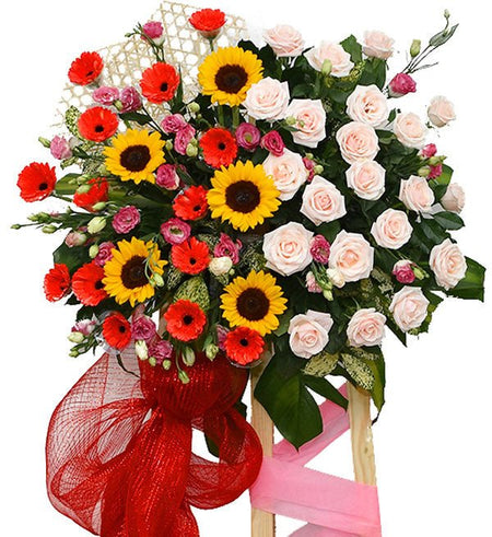 Kệ Hoa Khai Trương 15 - Gửi Hoa Về Việt Nam