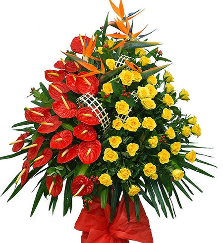 Kệ Hoa Khai Trương 16 - Gửi Hoa Về Việt Nam