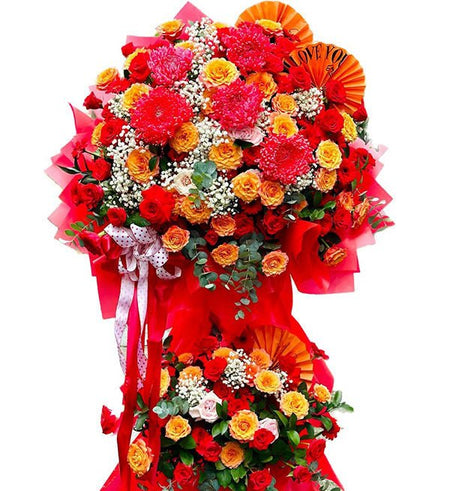 Kệ Hoa Khai Trương 22 - Gửi Hoa Về Việt Nam