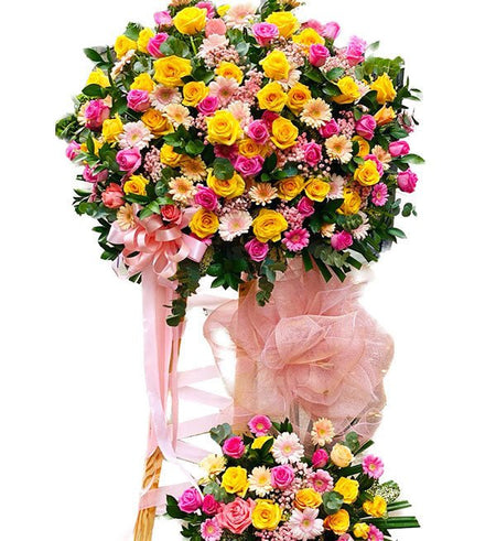 Kệ Hoa Khai Trương 24 - Gửi Hoa Về Việt Nam