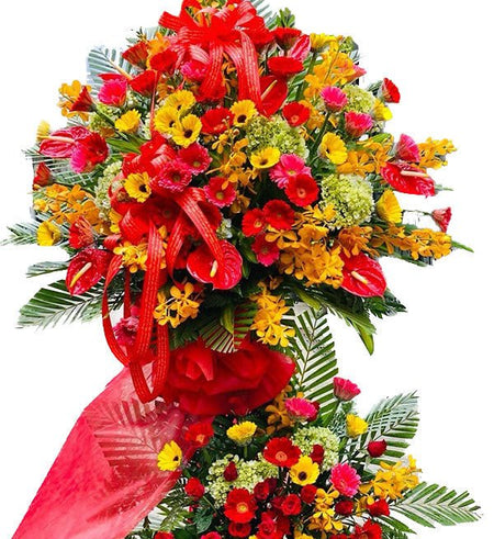 Kệ Hoa Khai Trương 25 - Gửi Hoa Về Việt Nam