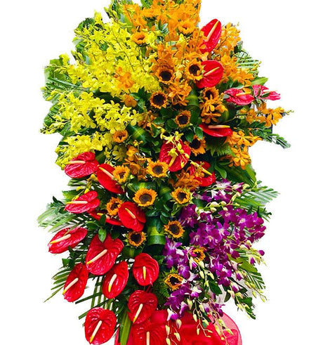 Kệ Hoa Khai Trương 27 - Gửi Hoa Về Việt Nam