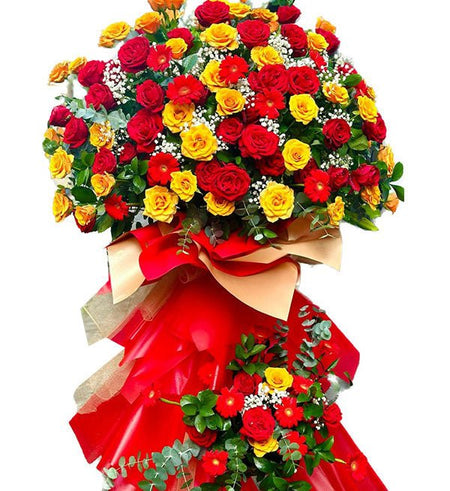 Kệ Hoa Khai Trương 28 - Gửi Hoa Về Việt Nam