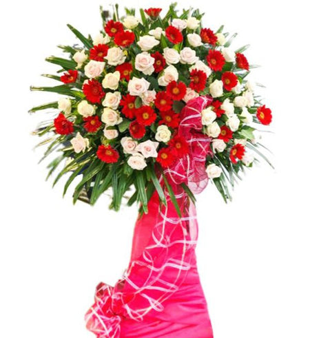 Kệ Hoa Khai Trương 35 - Gửi Hoa Về Việt Nam