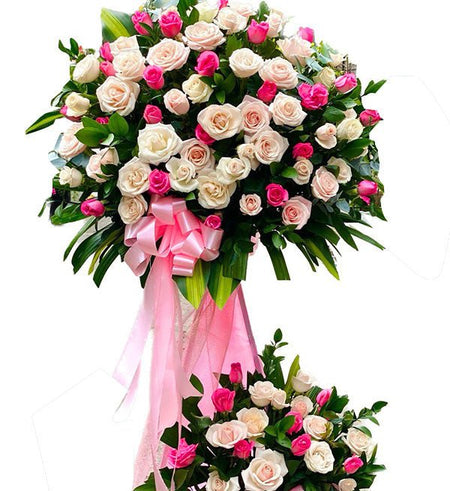 Kệ Hoa Khai Trương 38 - Gửi Hoa Về Việt Nam