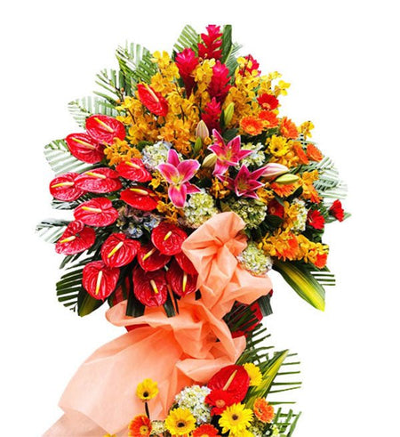 Kệ Hoa Khai Trương 40 - Gửi Hoa Về Việt Nam