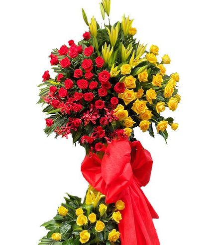 Kệ Hoa Khai Trương 44 - Gửi Hoa Về Việt Nam