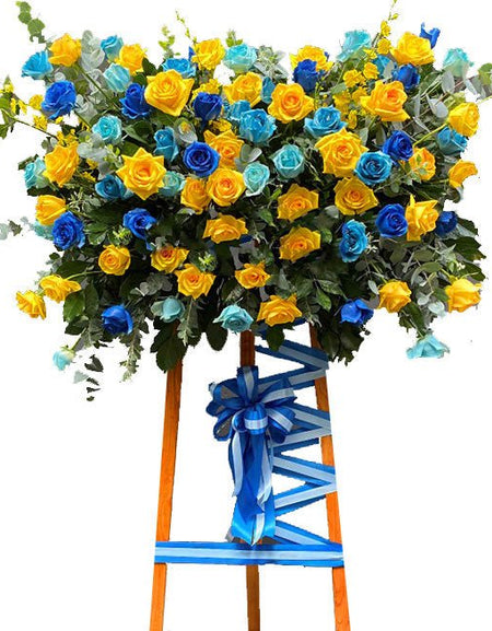 Kệ Hoa Khai Trương 45 - Gửi Hoa Về Việt Nam