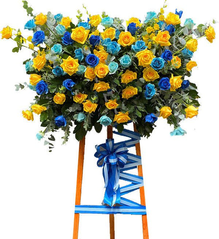 Kệ Hoa Khai Trương 45 - Gửi Hoa Về Việt Nam