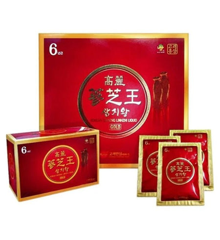 Nước Hồng Sâm Linh Chi Korean Ginseng Linhzhi Liquid Gold - Gửi Hoa Về Việt Nam