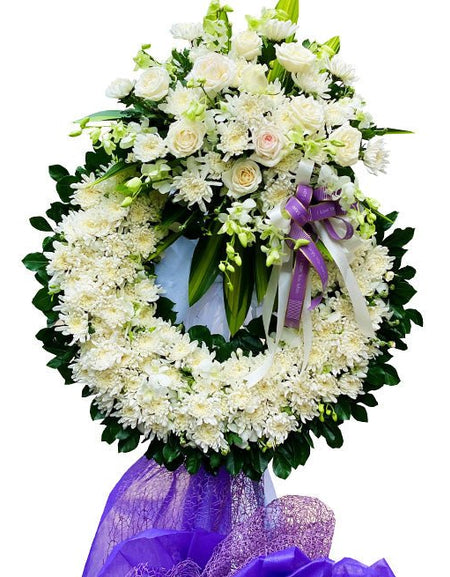 Vòng Hoa Chia Buồn 02 - Gửi Hoa Về Việt Nam