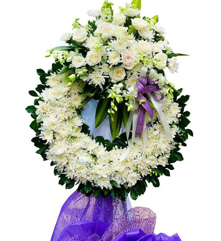 Vòng Hoa Chia Buồn 02 - Gửi Hoa Về Việt Nam