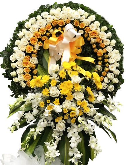 Vòng Hoa Chia Buồn 06 - Gửi Hoa Về Việt Nam