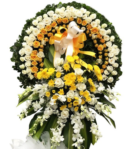 Vòng Hoa Chia Buồn 06 - Gửi Hoa Về Việt Nam