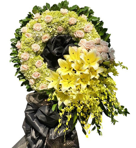 Vòng Hoa Chia Buồn 24 - Gửi Hoa Về Việt Nam