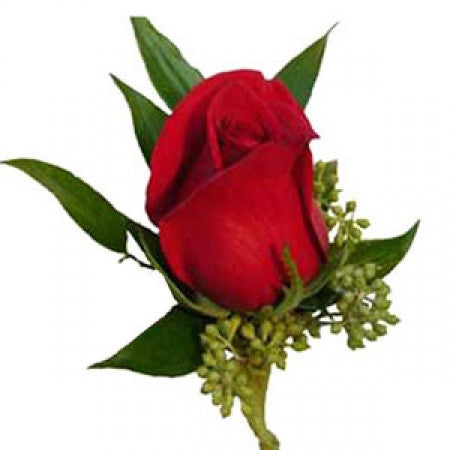 Hoa cài áo bông hồng đỏ