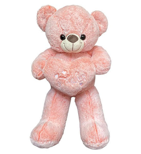 Gấu Teddy Hồng Ôm Tim - Gửi Hoa Về Việt Nam