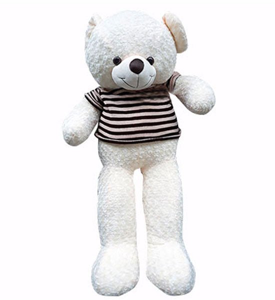 Gấu Teddy Trắng 1,4m - Gửi Hoa Về Việt Nam