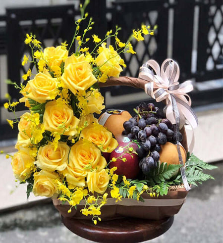 Giỏ Trái Cây Tặng Mẹ 01 - Gửi Hoa Về Việt Nam