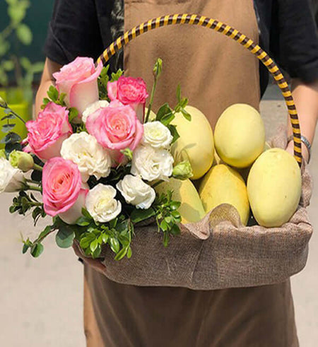 Giỏ Trái Cây Tặng Mẹ 07 - Gửi Hoa Về Việt Nam