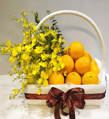 Giỏ Trái Cây Tặng Mẹ 08 - Gửi Hoa Về Việt Nam