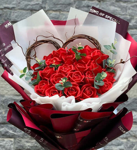 Hoa Hồng Sáp Đặc Biệt Valentine 04 - Gửi Hoa Về Việt Nam