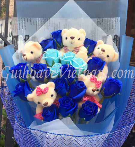 Hoa Hồng Sáp Đặc Biệt Valentine 07 - Gửi Hoa Về Việt Nam