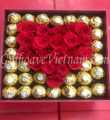 Hoa Và Chocolate Valentine 02 - Gửi Hoa Về Việt Nam