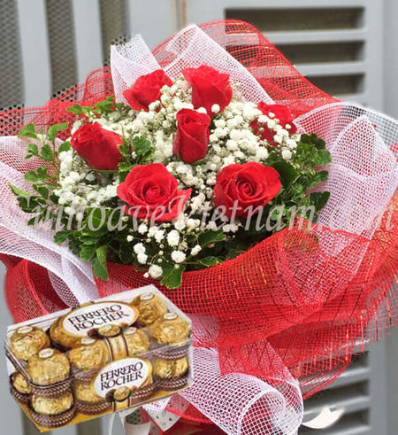 Hoa Và Chocolate Valentine 04 - Gửi Hoa Về Việt Nam