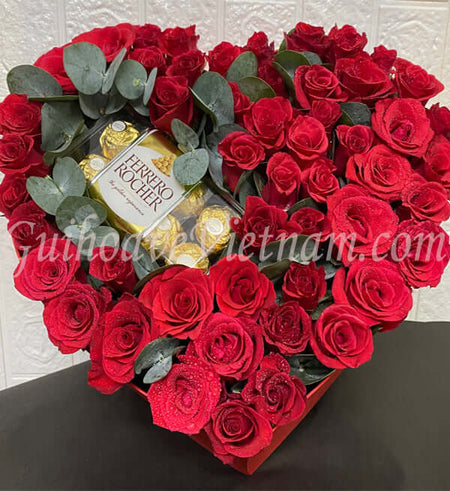 Hoa Và Chocolate Valentine Đặc Biệt 02 - Gửi Hoa Về Việt Nam