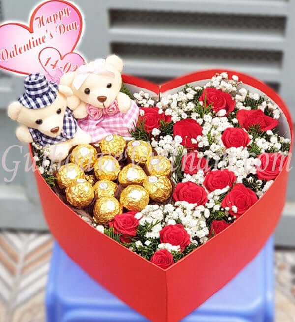 Hoa Và Chocolate Valentine Đặc Biệt - Gửi Hoa Về Việt Nam
