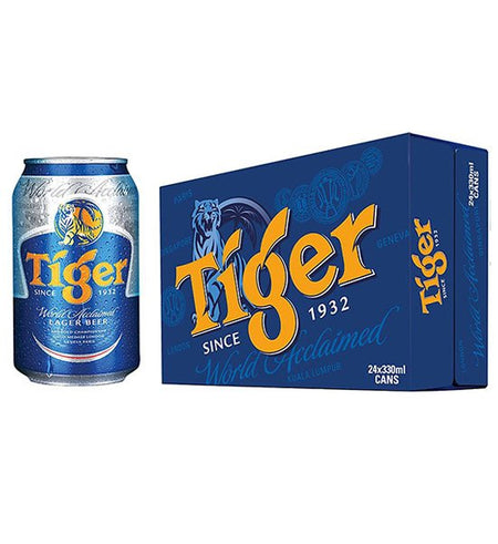 Thùng Bia Tiger Lon 330ml - Gửi Hoa Về Việt Nam