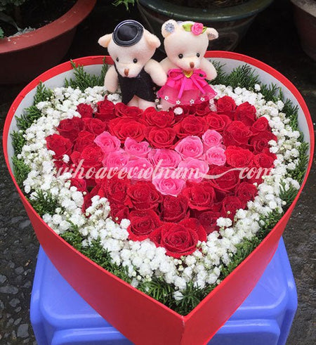 Tim Anh Trôi Về Em - Valentine 14/2 - Gửi Hoa Về Việt Nam